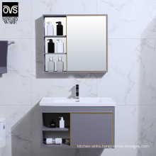 Aluminum Simple Modern Bathroom Cabinet Vanity